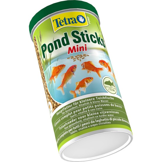 Tetra Pond Sticks Fish Food for All Pond Fish, Supports Healthy Fish and Clear Water in the Pond, 10 L Bucket Tetra Pond Sticks Fish Food for All Pond Fish, Supports Healthy Fish and Clear Water in the Pond, 10 L Bucket