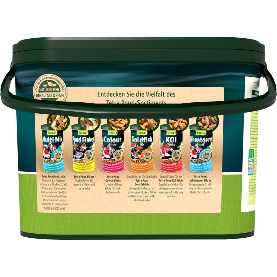Tetra Pond Sticks, Fish Food for Pond Fish, for Healthy Fish and Clear Water in the Garden Pond, Various Sizes Tetra Pond Sticks, Fish Food for Pond Fish, for Healthy Fish and Clear Water in the Garden Pond, Various Sizes