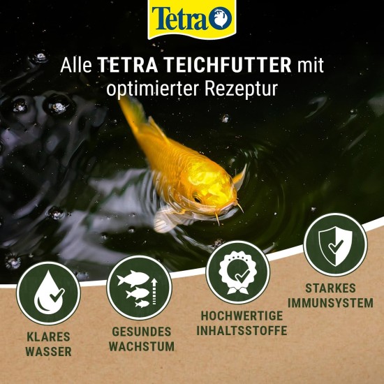 Tetra Pond Wheat Germ Sticks, Pond Fish Food Specially Formulated for Cold Weather Feeding, 7 Litre Tetra Pond Wheat Germ Sticks, Pond Fish Food Specially Formulated for Cold Weather Feeding, 7 Litre