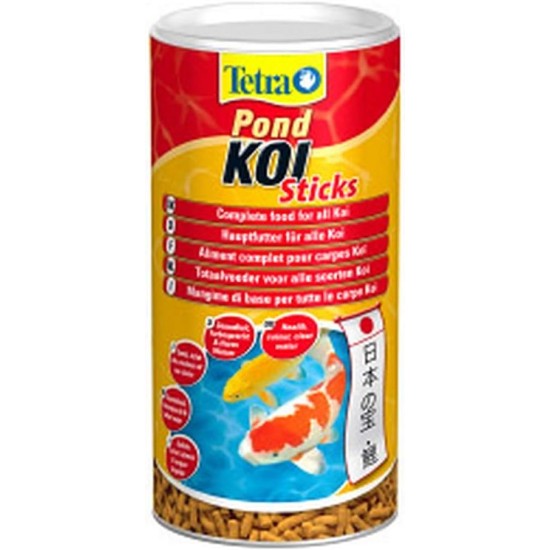 Tetra Pond koi sticks - koi food for colourful fish and improved water quality, various sizes and variants. Tetra Pond koi sticks - koi food for colourful fish and improved water quality, various sizes and variants.
