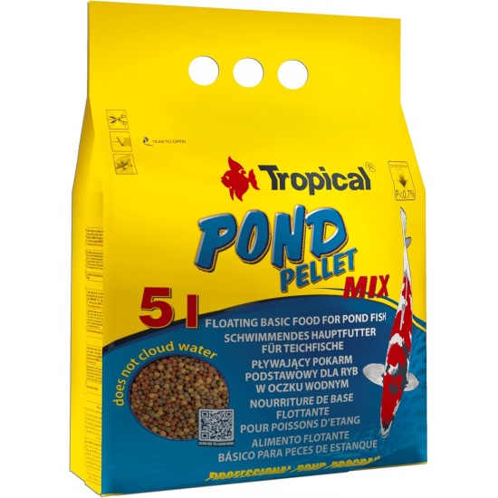 Tropical Pond Pellet Mix Bag 5L 650g Tropical Pond Pellet Mix Bag 5L 650g