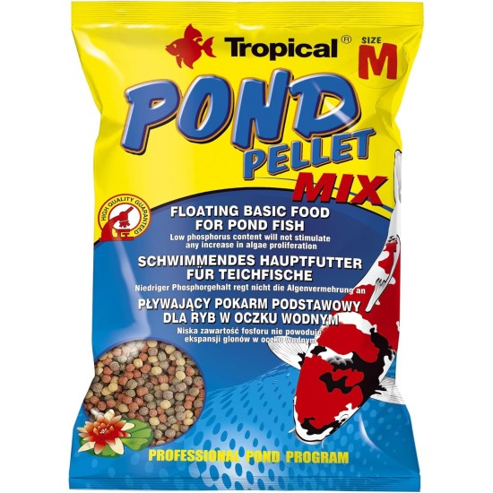Tropical Pond Pellet Mix Size M, Pack of 1 (1 x 1 L) Tropical Pond Pellet Mix Size M, Pack of 1 (1 x 1 L)