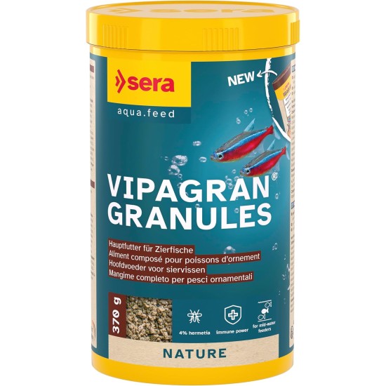 sera 00203 vipagran 1000 ml - the main feed from slowly sinking soft granules sera 00203 vipagran 1000 ml - the main feed from slowly sinking soft granules