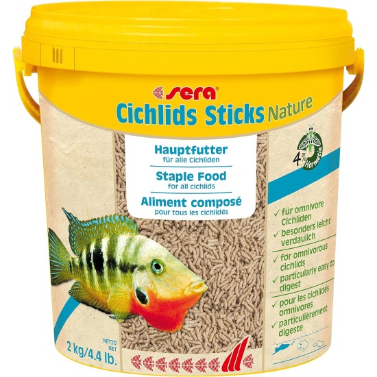 sera Cichlid Sticks, 10 Litre/ 2.5 Kg sera Cichlid Sticks, 10 Litre/ 2.5 Kg
