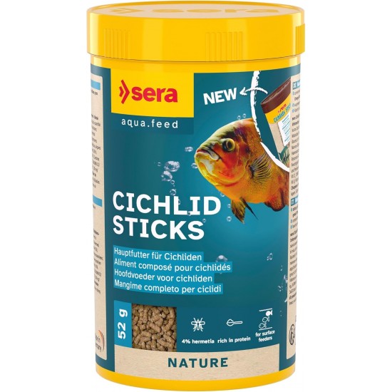 sera Cichlid Sticks, 10 Litre/ 2.5 Kg sera Cichlid Sticks, 10 Litre/ 2.5 Kg