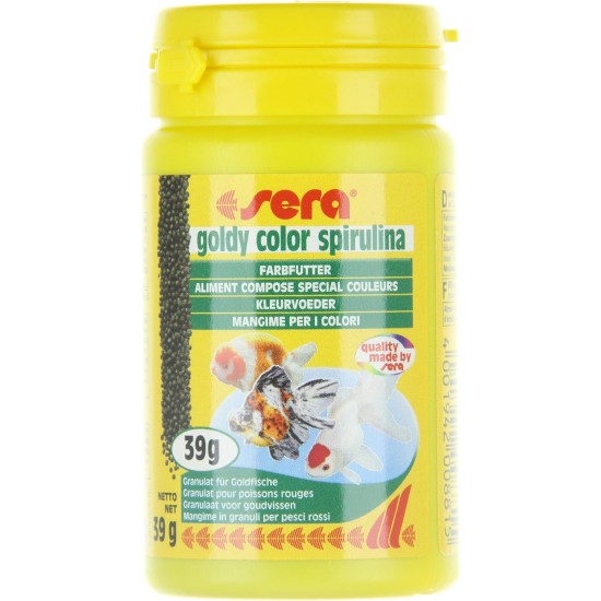 sera Goldy Nature The Natural Coldwater Fish Flake Food for Smaller No Artificial Colours or Preservatives sera Goldy Nature The Natural Coldwater Fish Flake Food for Smaller No Artificial Colours or Preservatives