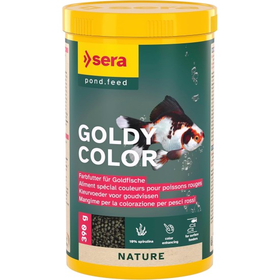sera Goldy Nature The Natural Coldwater Fish Flake Food for Smaller No Artificial Colours or Preservatives sera Goldy Nature The Natural Coldwater Fish Flake Food for Smaller No Artificial Colours or Preservatives