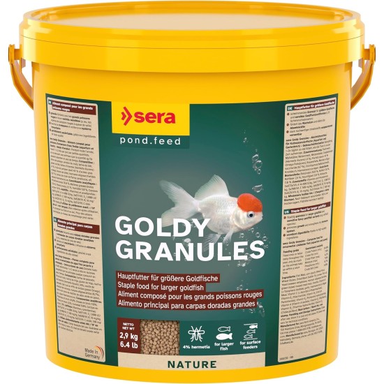 sera Goldy Nature The Natural Coldwater Fish Flake Food for Smaller No Artificial Colours or Preservatives sera Goldy Nature The Natural Coldwater Fish Flake Food for Smaller No Artificial Colours or Preservatives