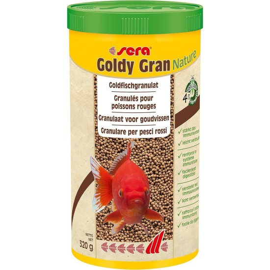 sera Goldy Nature The Natural Coldwater Fish Flake Food for Smaller No Artificial Colours or Preservatives sera Goldy Nature The Natural Coldwater Fish Flake Food for Smaller No Artificial Colours or Preservatives