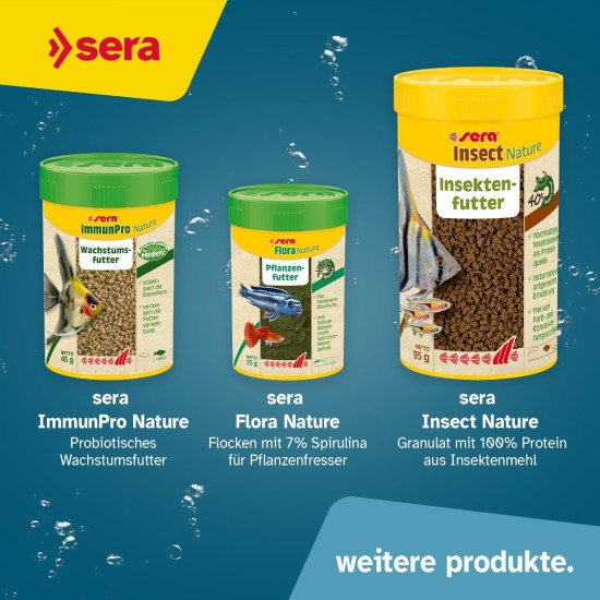 sera Vipan Nature Large Flake 10 L (2 kg) XL Staple Food with 4% Insect Flour and Prebiotic Effect, Flake Food for Aquarium, Fish Food with Very High Usability, Therefore Less Algae sera Vipan Nature Large Flake 10 L (2 kg) XL Staple Food with 4% Insect Flour and Prebiotic Effect, Flake Food for Aquarium, Fish Food with Very High Usability, Therefore Less Algae