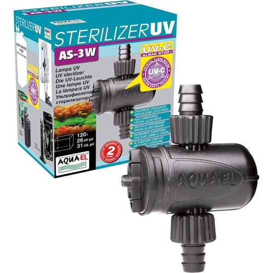Aquael M161460 Sterylizator Uv As - 3W (N), 1000 g Aquael M161460 Sterylizator Uv As - 3W (N), 1000 g