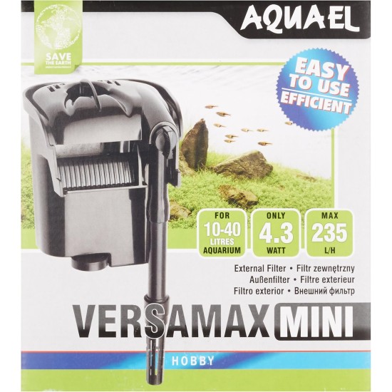 Aquael Versamax 5905546191302 Mini Filter for Aquariums 235° L/H Aquael Versamax 5905546191302 Mini Filter for Aquariums 235° L/H