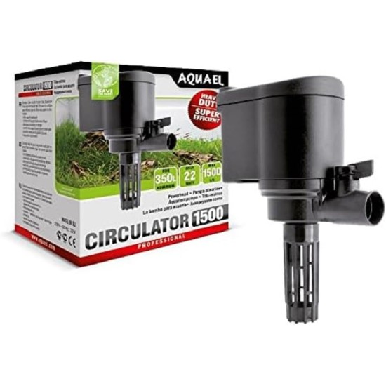 Aquarium Water Pump Circulator AquaEL PowerHead Circulator 1500L/H (1500)