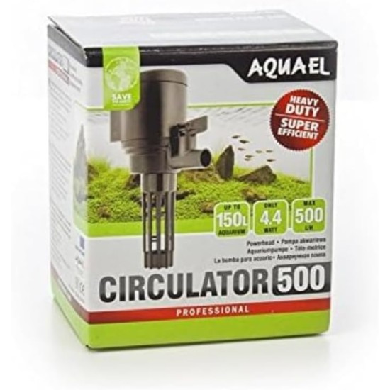 Aquarium Water Pump Circulator AquaEL PowerHead Circulator 500L/H (500) Aquarium Water Pump Circulator AquaEL PowerHead Circulator 500L/H (500)