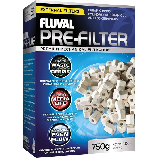 Fluval Pre Filter Aquarium Media 750g (26.5 oz) Fluval Pre Filter Aquarium Media 750g (26.5 oz)