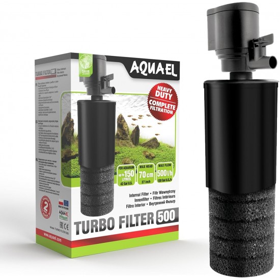 Internal Water Filter Circulation Pump Aquael Turbo Filter (500) Internal Water Filter Circulation Pump Aquael Turbo Filter (500)