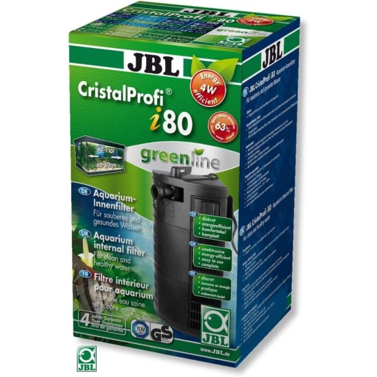 JBL CristalProf i80 greenline 6097200 Energy Efficient Internal Filter for Aquariums with 60–110 L JBL CristalProf i80 greenline 6097200 Energy Efficient Internal Filter for Aquariums with 60–110 L