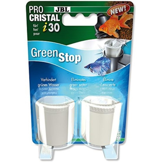 JBL Green Stop for ProCristal I30 for Aquarium Filtration Cartridges Set of 2 JBL Green Stop for ProCristal I30 for Aquarium Filtration Cartridges Set of 2