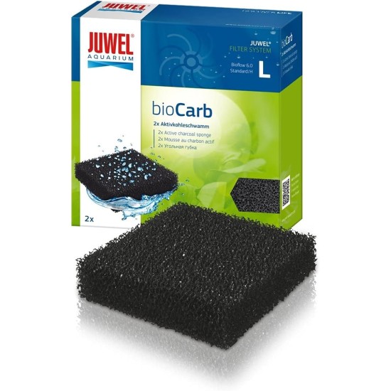 Juwel Aquarium bioCarb activated carbon sponge Juwel Aquarium bioCarb activated carbon sponge