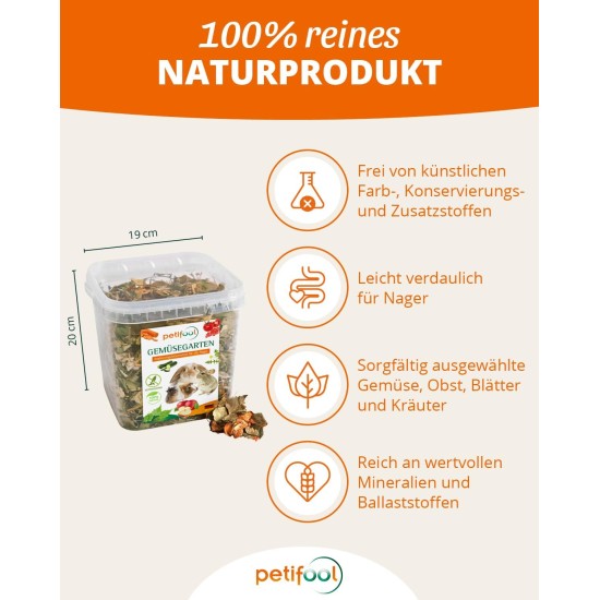 Blütenfest (flower festival), 380 g, supplementary feed for rodents, natural rodent feed for rabbits, guinea pigs, hamsters, chinchilla & more, no artificial additives, 100% natural, species-appropriate feed Blütenfest (flower festival), 380 g, supplementary feed for rodents, natural rodent feed for rabbits, guinea pigs, hamsters, chinchilla & more, no artificial additives, 100% natural, species-appropriate feed