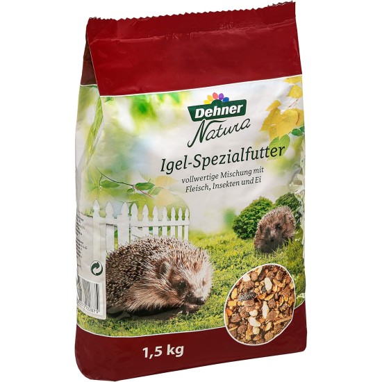 Dehner Natura Premium Hedgehog Food, Hedgehog Mix, Complete Food for Hedgehogs, High-Protein / Grain-Free / Natural Nutrition, 2 kg Dehner Natura Premium Hedgehog Food, Hedgehog Mix, Complete Food for Hedgehogs, High-Protein / Grain-Free / Natural Nutrition, 2 kg
