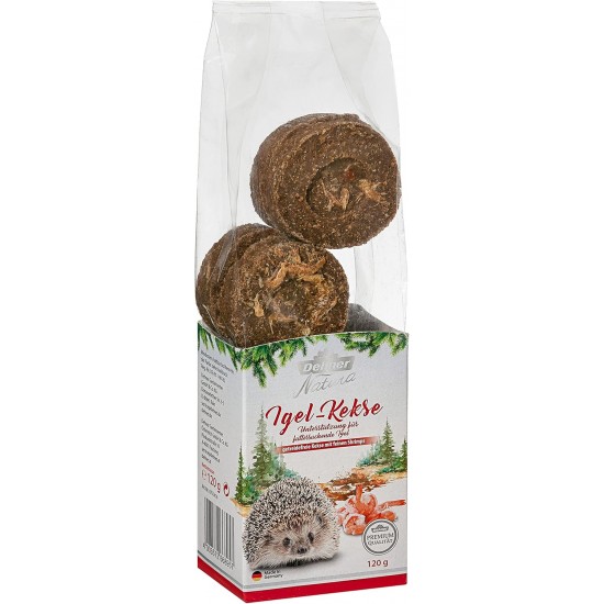 Dehner Natura Premium Hedgehog Snack, Protein Rich Hedgehog Food, Protein Biscuits in Various Varieties, 450 g Dehner Natura Premium Hedgehog Snack, Protein Rich Hedgehog Food, Protein Biscuits in Various Varieties, 450 g