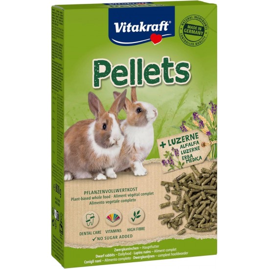 Dwarf Rabbit Pellets - 800g - Pack of 2 (1600g) Dwarf Rabbit Pellets - 800g - Pack of 2 (1600g)