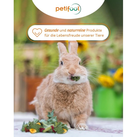 Gemüsefarm (vegetable farm), 500 g, supplementary feed for rodents, natural rodent feed for rabbits, guinea pigs, hamsters, chinchilla & more, no artificial additives, 100% natural, species-appropriate feed Gemüsefarm (vegetable farm), 500 g, supplementary feed for rodents, natural rodent feed for rabbits, guinea pigs, hamsters, chinchilla & more, no artificial additives, 100% natural, species-appropriate feed