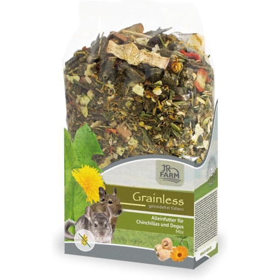 JR FARM Grainless Mix Chinchilla & Degu 650 g JR FARM Grainless Mix Chinchilla & Degu 650 g