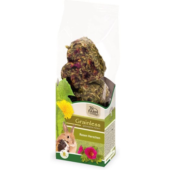 JR FARM Grainless Roses Hearts Pack of 7 = 105 g