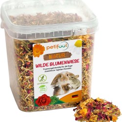 'Petifool Rodent Feed Supplement Wild Flower Seed Mix Natural and Healthy Rabbit Food (1 Pack (1 x 600 g) 'Petifool Rodent Feed Supplement Wild Flower Seed Mix Natural and Healthy Rabbit Food (1 Pack (1 x 600 g)