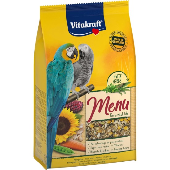 VITAKRAFT Premium menu parrocchetti 3kg - Alimenti uccelli VITAKRAFT Premium menu parrocchetti 3kg - Alimenti uccelli