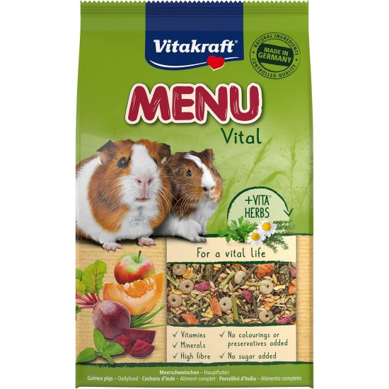 Vitakraft Guinea Pig Menu 1 kg (Pack of 5) Vitakraft Guinea Pig Menu 1 kg (Pack of 5)