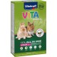 Vitakraft Vita Special Junior Dwarf Rabbit Feed for Young Dwarf Rabbits with Grasses and Herbs for Optimal Digestion, No Added Sugar and Grains (5 x 600 g) Vitakraft Vita Special Junior Dwarf Rabbit Feed for Young Dwarf Rabbits with Grasses and Herbs for Optimal Digestion, No Added Sugar and Grains (5 x 600 g)