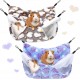 2 Pieces Guinea Pig Rat Hammock Guinea Pig Hamster Ferret Accessories for Small Animals Chinchilla Parrot Sugar Glider Squirrel (Purple, Coffee, Heart Pattern) 2 Pieces Guinea Pig Rat Hammock Guinea Pig Hamster Ferret Accessories for Small Animals Chinchilla Parrot Sugar Glider Squirrel (Purple, Coffee, Heart Pattern)