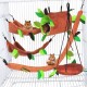5 Piece Hamster Hammock Set for Sugar Glider - Cage Accessories and Toys for Small Animals Includes Hammock, Hideout, Tunnel, Swing - Ideal for Small Hamsters, Gerbils and Sugar Gliders 5 Piece Hamster Hammock Set for Sugar Glider - Cage Accessories and Toys for Small Animals Includes Hammock, Hideout, Tunnel, Swing - Ideal for Small Hamsters, Gerbils and Sugar Gliders