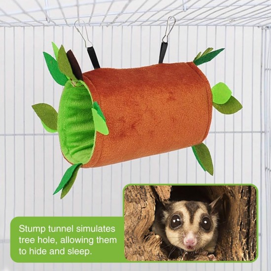 5 Piece Hamster Hammock Set for Sugar Glider - Cage Accessories and Toys for Small Animals Includes Hammock, Hideout, Tunnel, Swing - Ideal for Small Hamsters, Gerbils and Sugar Gliders 5 Piece Hamster Hammock Set for Sugar Glider - Cage Accessories and Toys for Small Animals Includes Hammock, Hideout, Tunnel, Swing - Ideal for Small Hamsters, Gerbils and Sugar Gliders