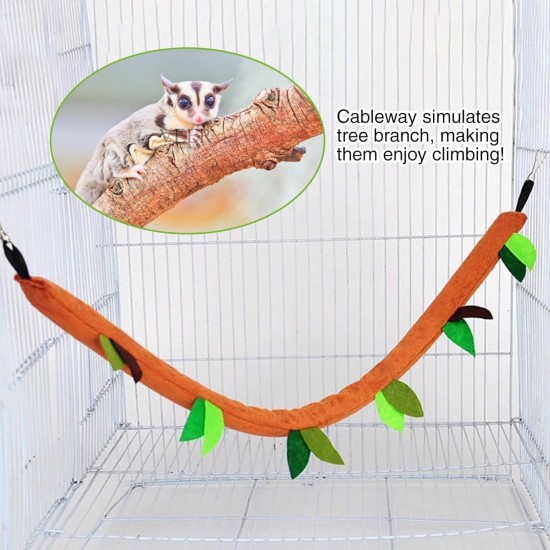 5 Piece Hamster Hammock Set for Sugar Glider - Cage Accessories and Toys for Small Animals Includes Hammock, Hideout, Tunnel, Swing - Ideal for Small Hamsters, Gerbils and Sugar Gliders 5 Piece Hamster Hammock Set for Sugar Glider - Cage Accessories and Toys for Small Animals Includes Hammock, Hideout, Tunnel, Swing - Ideal for Small Hamsters, Gerbils and Sugar Gliders