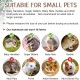 5 Piece Hamster Hammock Set for Sugar Glider - Cage Accessories and Toys for Small Animals Includes Hammock, Hideout, Tunnel, Swing - Ideal for Small Hamsters, Gerbils and Sugar Gliders 5 Piece Hamster Hammock Set for Sugar Glider - Cage Accessories and Toys for Small Animals Includes Hammock, Hideout, Tunnel, Swing - Ideal for Small Hamsters, Gerbils and Sugar Gliders