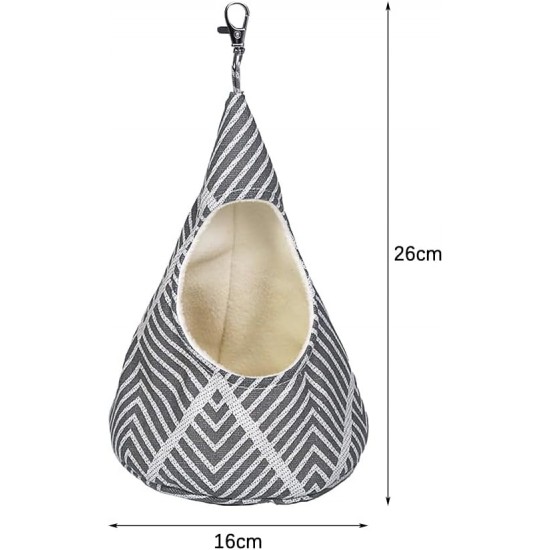 ANCLLO Pet Nest Hamster Warm Nest Parrot Hanging Nest Warm and Thickened in Winter ANCLLO Pet Nest Hamster Warm Nest Parrot Hanging Nest Warm and Thickened in Winter