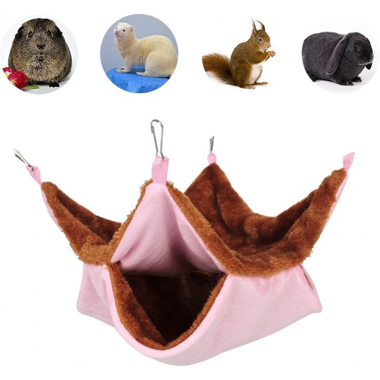 AWYY Zeaying033 Hammock for Pet Cages, Hamster Hanging Bed, Small Animal Hammock, Hamster Cage Hammock, Pet Hammock for Small Animals Hamster Playing and Sleeping AWYY Zeaying033 Hammock for Pet Cages, Hamster Hanging Bed, Small Animal Hammock, Hamster Cage Hammock, Pet Hammock for Small Animals Hamster Playing and Sleeping