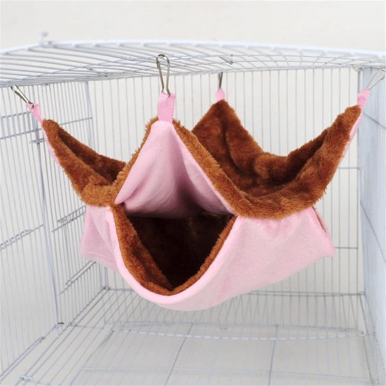 AWYY Zeaying033 Hammock for Pet Cages, Hamster Hanging Bed, Small Animal Hammock, Hamster Cage Hammock, Pet Hammock for Small Animals Hamster Playing and Sleeping AWYY Zeaying033 Hammock for Pet Cages, Hamster Hanging Bed, Small Animal Hammock, Hamster Cage Hammock, Pet Hammock for Small Animals Hamster Playing and Sleeping