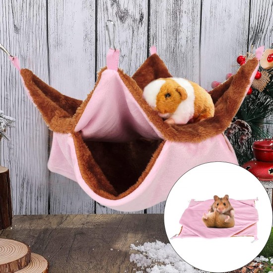 AWYY Zeaying033 Hammock for Pet Cages, Hamster Hanging Bed, Small Animal Hammock, Hamster Cage Hammock, Pet Hammock for Small Animals Hamster Playing and Sleeping AWYY Zeaying033 Hammock for Pet Cages, Hamster Hanging Bed, Small Animal Hammock, Hamster Cage Hammock, Pet Hammock for Small Animals Hamster Playing and Sleeping