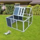 BUNNY BUSINESS 4ft Fully Folding Rabbit Enclosure - Grey BUNNY BUSINESS 4ft Fully Folding Rabbit Enclosure - Grey