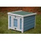 BUNNY BUSINESS Blue Wooden Pet House 51 x 44 x 42cm BUNNY BUSINESS Blue Wooden Pet House 51 x 44 x 42cm