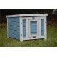 BUNNY BUSINESS Blue Wooden Pet House 51 x 44 x 42cm BUNNY BUSINESS Blue Wooden Pet House 51 x 44 x 42cm