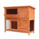 BUNNY BUSINESS Double Decker Rabbit/Guinea Pig Cage 2 Tier with Sliding Trays and Ramp Spout Cage Guinea Pig Ferret House Double Decker Red BUNNY BUSINESS Double Decker Rabbit/Guinea Pig Cage 2 Tier with Sliding Trays and Ramp Spout Cage Guinea Pig Ferret House Double Decker Red
