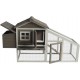 BUNNY BUSINESS Mini Lodge Rabbit Guinea Pig Hutch with Run Grey BUNNY BUSINESS Mini Lodge Rabbit Guinea Pig Hutch with Run Grey