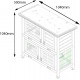BUNNY BUSINESS Rabbit Hutch Covers Over 20 Types Rabbit Hutch Rabbit Hutch Cover (BB-36-SI)