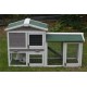BUNNY BUSINESS The Grove Grey Double Decker Rabbit/ Guinea Pig Hutch with Extra Deep Run BUNNY BUSINESS The Grove Grey Double Decker Rabbit/ Guinea Pig Hutch with Extra Deep Run